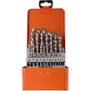 Koffer met spiraalboren Projahn Basic, 25 korte spiraalboren, in metalen koffer