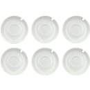 Koffieschoteltje Solea, Ø 150 mm, effen, wit, Porselein, 6 st.