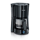 Koffiezetapparaat Severin KA 4815, 1000 W, voor max. 10 kopjes, automatische uitschakeling, druppelstop, waterpeilindicatie, met glazen kan, zwart