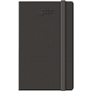 Korsch Buchkalender Times Big 12 2025, Kalendarium in D/GB, Natureinband, B 130 x H 210 mm, schwarz