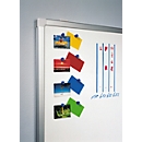 Krasbestendige magneten Legamaster, 10 stuks, wit