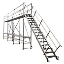 KRAUSE frost protection scaffold, platform size 9 m