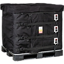 Kuhlmann Manteau chauffant IBC, numérique, pour conteneur IBC 1000 l, 3 x 1000 W, plage de température 0-90 °C, IP40, L 4400 x l 10 x H 1000 mm, noir