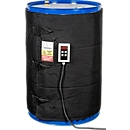 Kuhlmann Manteau chauffant pour fûts, numérique, pour fûts de 200-220 l en acier ou en plastique, 1200 W, 0-90°C, L 1990 x P 10 x H 800 mm, IP40, noir
