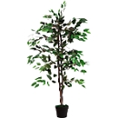 Kunstplant Vijgenboom - polyester en hout - H 1200 mm