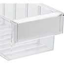 Labels, for Treston drawers series 3015/4015, W 120 x H 41 mm, cardboard, white, 100 pcs.