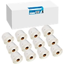 Labels G&amp;G, compatible to Dymo 11354/s0722540, 12x1000 pcs, removable, W 57 x H 32 mm, white