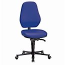 Laboratory swivel chair LEANOS 9138, synthetic leather, Stamskin Top blue