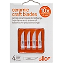 Lames de rechange Slice, pour scalpel Slice, découpe droite, lot de 4
