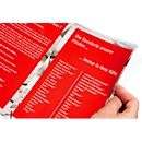 Laminating films, crystal clear, DIN A4, 100 pieces