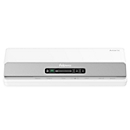 Laminiergerät Fellowes® Amaris A3, bis A3, für Folienstärke 80-175 μ, 800 mm/min, Aufwärmzeit 1 min, 3 Heizstufen, 10 Laminierfolien, silber-weiß