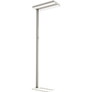 Lampadaire LED Dotlux "Assist" 2.0, intensité lumineuse variable en continu, L 610 x l 288 x H 1968 mm, argenté