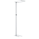 Lampadaire LED Dotlux ROOFbutler, 80 W, 8800 lm, 4000 K, intensité lumineuse variable, détecteur de présence, argenté