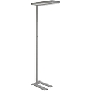 Lampadaire LED MAULjuvis, intensité lumineuse variable, détecteur de mouvement et de lumière du jour, aluminium blanc RAL 9006