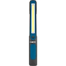 Lampe d'atelier LED ANSMANN WL250B Slim, avec aimant et crochet, 215 lumen + 75 lumen, alimentation par batterie