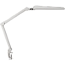 Lampe de bureau LED MAULcraft, 970 lm, A+, pivotant et inclinable, hauteur ajustable, avec variateur, avec pied de serrage