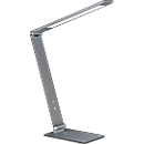 Lampe de table LED Geri, en aluminium, intensité lumineuse réglable sur 3 niveaux, durée d'éclairage env. 30 000 h, gris