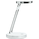Lampe de table LED Maulpuck, 6500 Kelvin, extensible, blanc lumière du jour, blanc