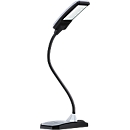 Lampe de table LED Twist, 300 lumens, bras flexible, durée de vie 30 000 heures, argenté