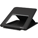 Laptop Ständer Fellowes Breyta™, für 1 Laptop bis 15" & bis 5 kg, höhenverstellbar, zusammenklappbar, B 235 x T 268 x H 14 mm, 100 % Recycling-Kunststoff, schwarz