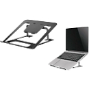 Laptop Ständer Neomounts by NewStar NSLS085BLACK, für Laptops 10-17″ & bis 5 kg, 6-stufig manuell höhenverstellbar, zusammenklappbar, schwarz