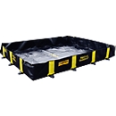 Leckage-Faltwanne asecos, befahrbar, m. Schnellverschluss-System, Textil/PVC, 1340 l Volumen