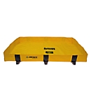 Leckage-Faltwanne ASECOS, Textil, PVC-beschichtet, faltbar, 1500 l Auffangvolumen, B 2400 x T 3000 x H 200 mm