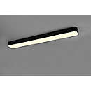 LED ceiling light RL Asterion, dimmable, 3800 lumen, 230 V, 2700-6500 Kelvin, up to 25.000 h, W 1180 x D 140 x H 70 mm, metal, matt black