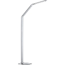 LED floor lamp Geri, made of aluminum, 3-fold dimmable, luminous period approx. 30,000 hrs, nature