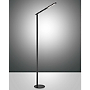 LED-Stehlampe Ideal, 10 W, 770 lm, dimmbar, IP20,  Ø 200 x H 1750 mm, Aluminium, schwarz 