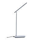 LED table lamp Maul MAULjazzy, touch dimmer 5-fold, with USB charging function, 410 lm, white