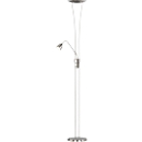 LED uplighter, nickel matt