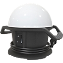 LED-werklamp Ansmann Ball Light 360°, 5000 lumen, 6500 Kelvin, IP54, IK08, 5 m kabel, ophanghaak, L 332,5 × B 240 × H 254 mm