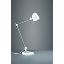 Ledbureaulamp Rado, touchdimmer 4-voudig, in hoogte verstelbaar, wit