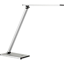 Ledbureaulamp TERRA, 5 W, 500 lm, 4 lichtsterktes, draai- en kantelbaar, vouwbaar, grijs