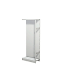 Leeg archiefrek PROGRESS 500 T, aanbouwsectie, met achterwand, H 1900 x B 750 x D 340 mm