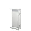Leeg archiefrek PROGRESS 500 T, aanbouwsectie, met achterwand, H 1900 x B 960 x D 340 mm