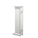 Leeg archiefrek PROGRESS 500 T, aanbouwsectie, met achterwand, H 2250 x B 750 x D 340 mm