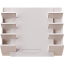 Legamaster markerhouder, voor glasborden, voor 4 markers, neodymium magneet, warm grijs