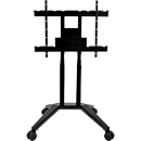 Legamaster moTion MS-12S rolstatief, in hoogte verstelbaar, kabel compartiment, B 910 x D 690 x H 1470-2130 mm, zwart