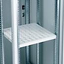 Legbord (19”), voor serverkast, vaste inbouw, 500 mm diep, ventilatiegleuf