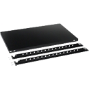 Legbord voor ORDO Business basisrekken/extra legborden, in hoogte verstelbaar, 40 mm dik, belastbaar tot 185 kg, B 1300 x D 800 x H 40 mm, staal, zwart