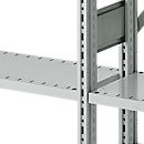 Legborden, voor archiefrekken, B 750 x D 600 mm, gegalvaniseerd