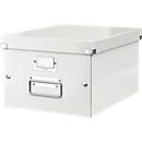 LEITZ® Ablage- und Transportbox Serie Click + Store, mittel, für DIN A4, weiß