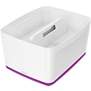 Leitz Ablagebox MyBox, DIN A4, für Utensilien, weiß/violett
