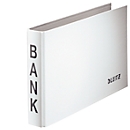 LEITZ® Bank-Ordner, A6 quer, Material: Karton PP-kaschiert, weiß