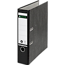 LEITZ® Carpeta 1080, DIN A4, ancho de lomo 80 mm, agujero de agarre, etiqueta de lomo pegada, cartón duro, 1 unidad, negro