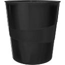 Leitz® Corbeille de recyclage, volume 15 l, empilable, CO2 neutre et 100% recyclable, noir