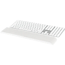 Leitz Cosy polssteun, voor toetsenborden, ergonomisch, verstelbaar, met schuimstof bekleed, B 71 x D 437 x H 22 mm, grijs