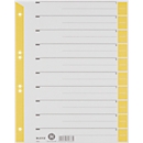 LEITZ® dividers A4 1652, for general use, 25 pieces, yellow